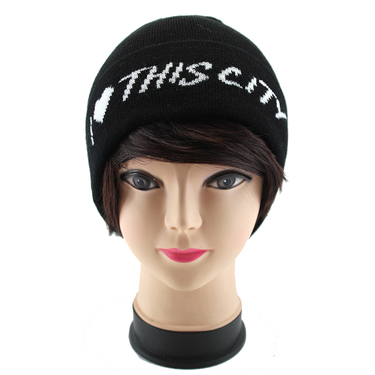 Embroidery Knitted hat custom factory