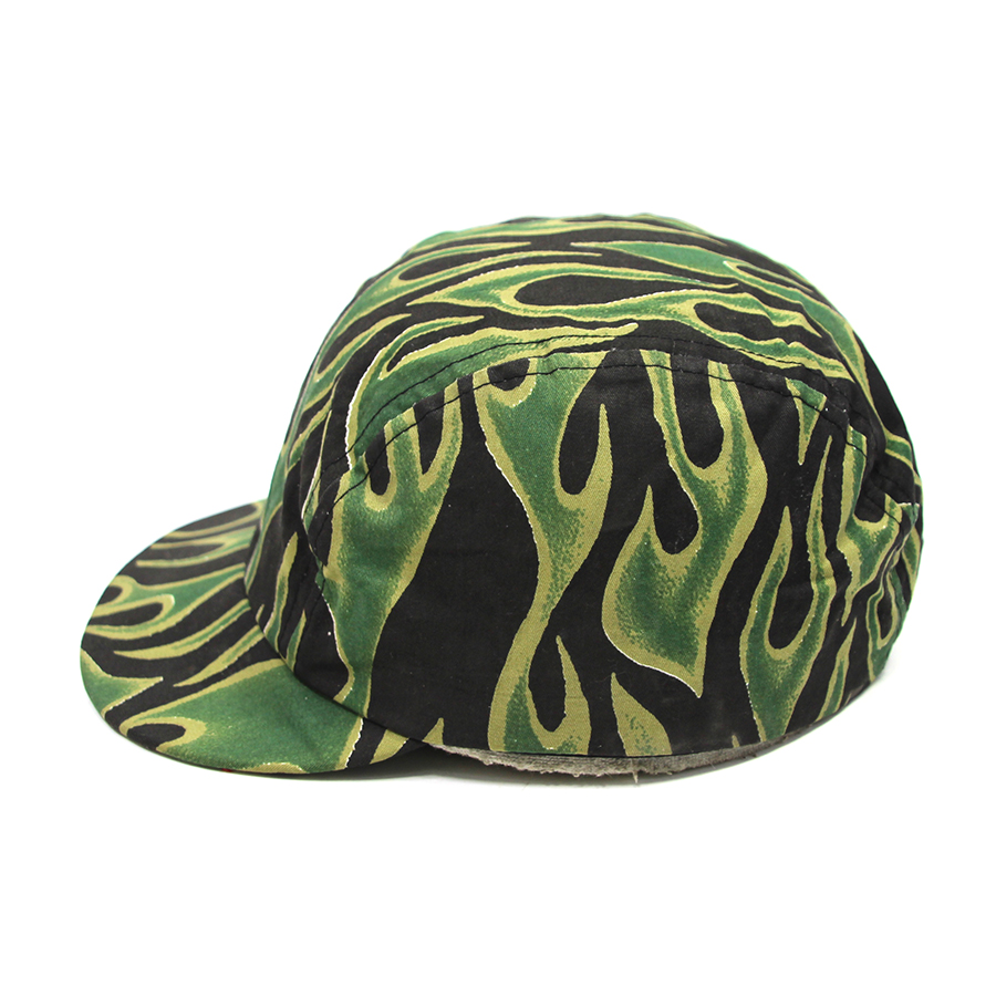 Camo 5 panel hat, 5 panel hat customization