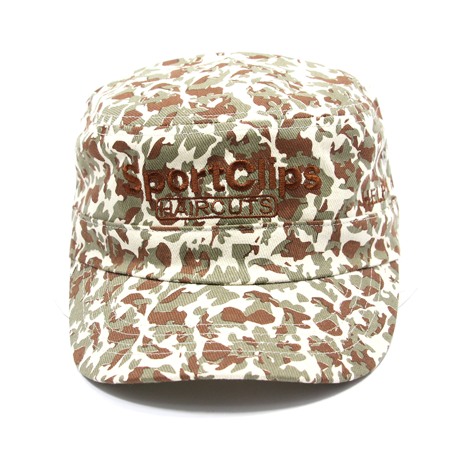 Camo flat cap, Cap manufactory in China