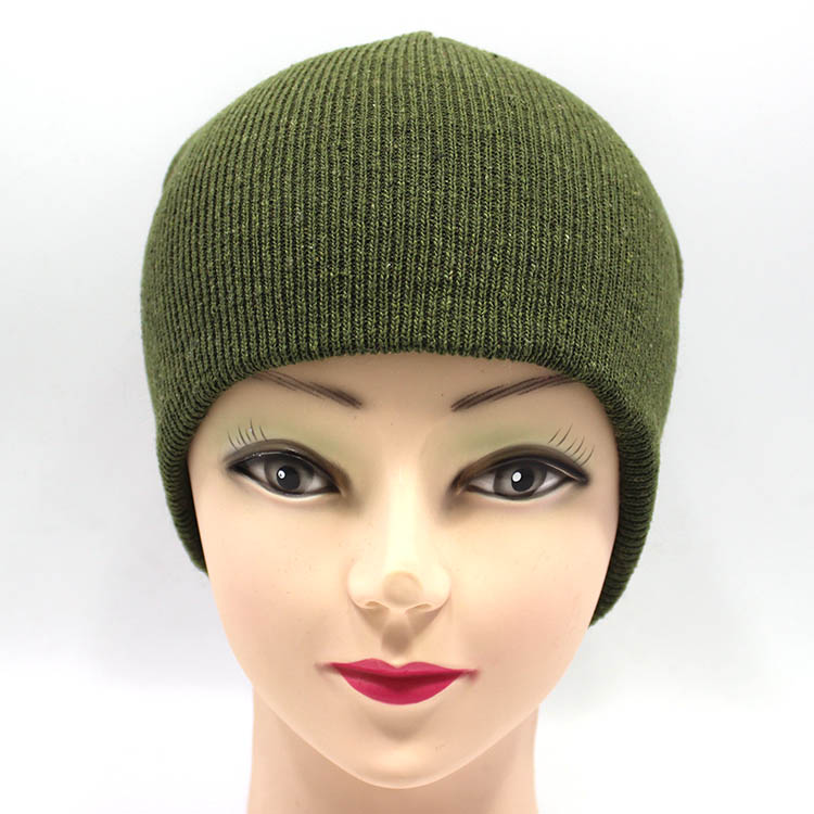 Custom Army Green Blank Knitted Hats