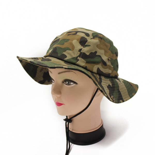 Print camo bucket hat company in Guangdong